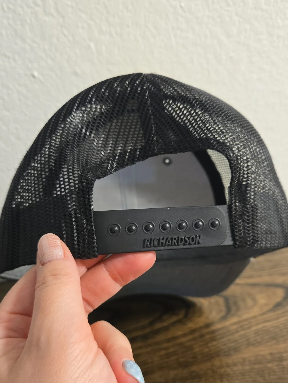 Branded Bills Washington Patriot Curved Trucker Snapback Hat - Gray/Black